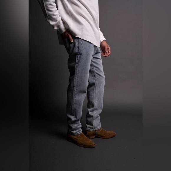 WOLF CHOPPER CAMPBELL DENIM JEANS IN LIGHT WASH - Picture 5 of 11